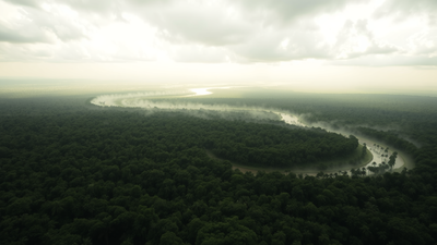 an invisible river above the amazon carries enough water to equal 14 mississippis but scientists fea