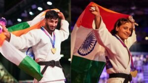 harsh singh and asmita deys historic double gold