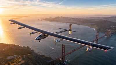 how solar impulse 2 became the first aircraft to complete a 40000 km fuel free journey around the wo