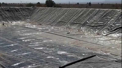 india excavated a 28 km artificial lake in the thar desert to line it with a plastic sheet aims to s