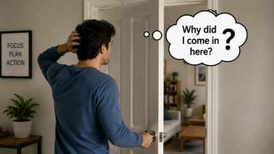 is it normal to forget things once you enter a room