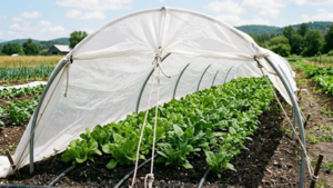 japan scientists developed a fabric that blocks heat producing infrared light while letting crops re
