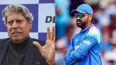 kapil dev and rohit sharma photos from pti and ani