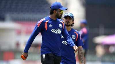 kl rahul and ishan kishan pti photo
