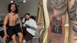 marc cucurella immortalises spains world cup triumph with a tattoo tribute to coach luis de la fuent
