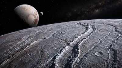 pluto39s moon charon may have once spun once every 14 hours and its ancient mountains still record h