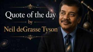 quote of the day by neil degrasse tyson ai generated image
