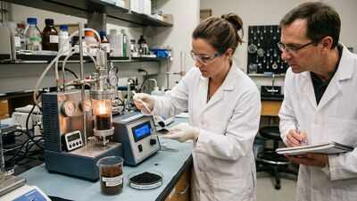 scientists turned used coffee grounds into a high energy charcoal like fuel in just 90 seconds