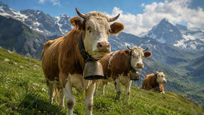 swiss cows wear giant bells around their necks the reason began with a simple problem in the mountai