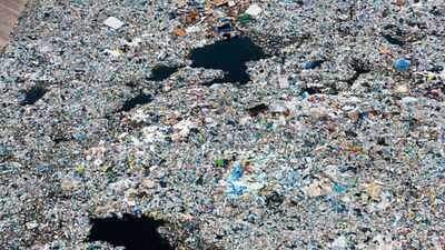 a rotating garbage island spreads over 16 million sq km in the pacific plastic averages 50 kilograms