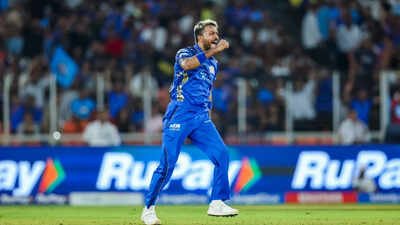 ahmedabad apr 20 ani mumbai indians skipper hardik pandya celebrates the wi