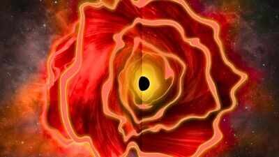 astronomers discover a possible black hole star in the early universe with a supermassive black hole