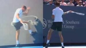 daniil medvedev loses cool screengrabs