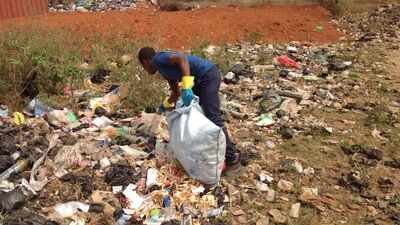 ghanas capital discards 300 tons of plastic per day now they mix it with sand and use it as street p