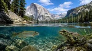 in 1877 trout began entering yosemites fish free mountain lakes more than a century later a native f
