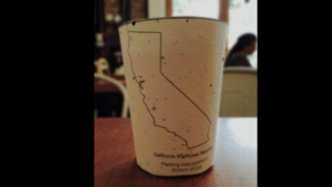 in 2015 this ordinary coffee cup hid seeds inside its paper after the last sip you could plant it in