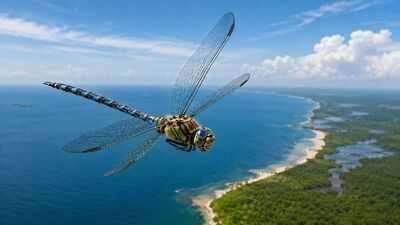 in 2016 biologists at rutgers university discovered that the globe skimmer dragonfly is the worlds l