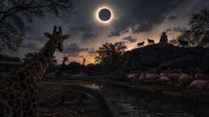 in 2017 a total solar eclipse changed animal behaviour as scientists watched 17 species react to sud