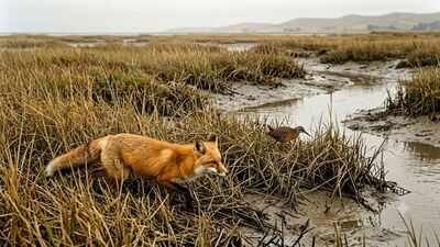 in the 1800s red foxes were brought to california for hunting decades later the light footed ridgway
