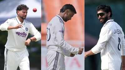 kuldeep yadav manav suthar and ravindra jadeja