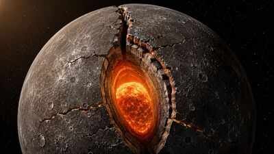 mercury is still shrinking after billions of years how its giant cooling core is cracking the planet