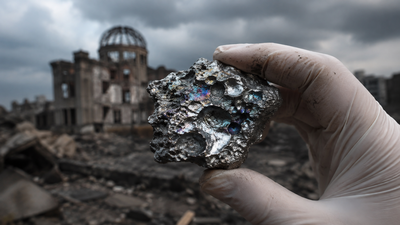 nearly 81 years after hiroshima scientists discover a hidden metal alloy created by the atomic bomb