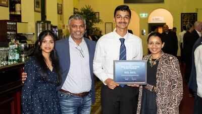 neel patel with family
