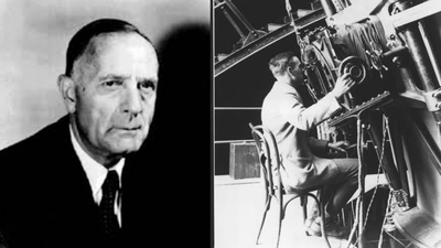 quote of the day by edwin hubble equipped with his five senses man explores the universe around
