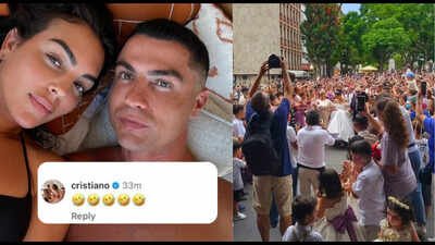 ronaldo wedding rumours send hundreds to church as another couple gets an unexpected audience