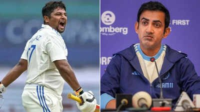 sarfaraz khan and gautam gambhir