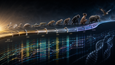 scientists analysed thousands of animal genomes and found hidden evolutionary highways stretching ba