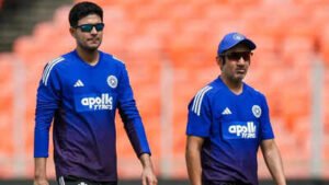 shubman gill and gautam gambhir