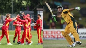 spain cricket team left and ricky ponting