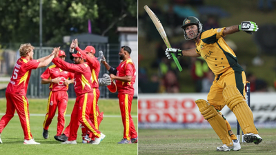 spain cricket team left and ricky ponting