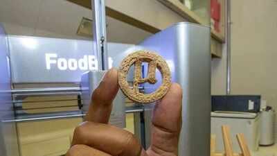 the cookie made from plastic waste