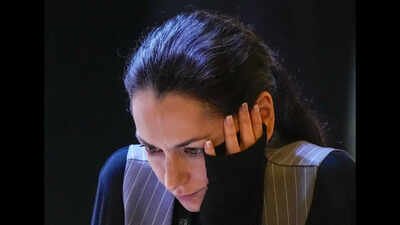 kolkata swiss grandmaster alexandra kosteniuk during her match against indian i