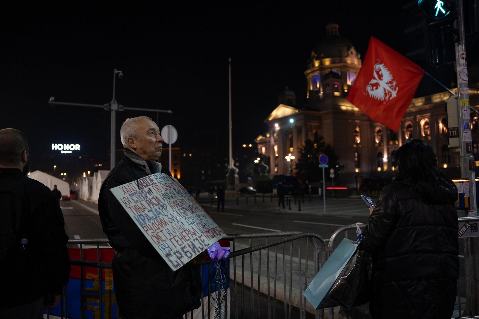 large crowds gather in belgrade for funeral of ratko mladic