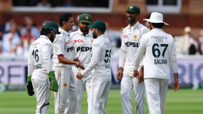 pakistans mohammad abbas celebrates with teammates reuters