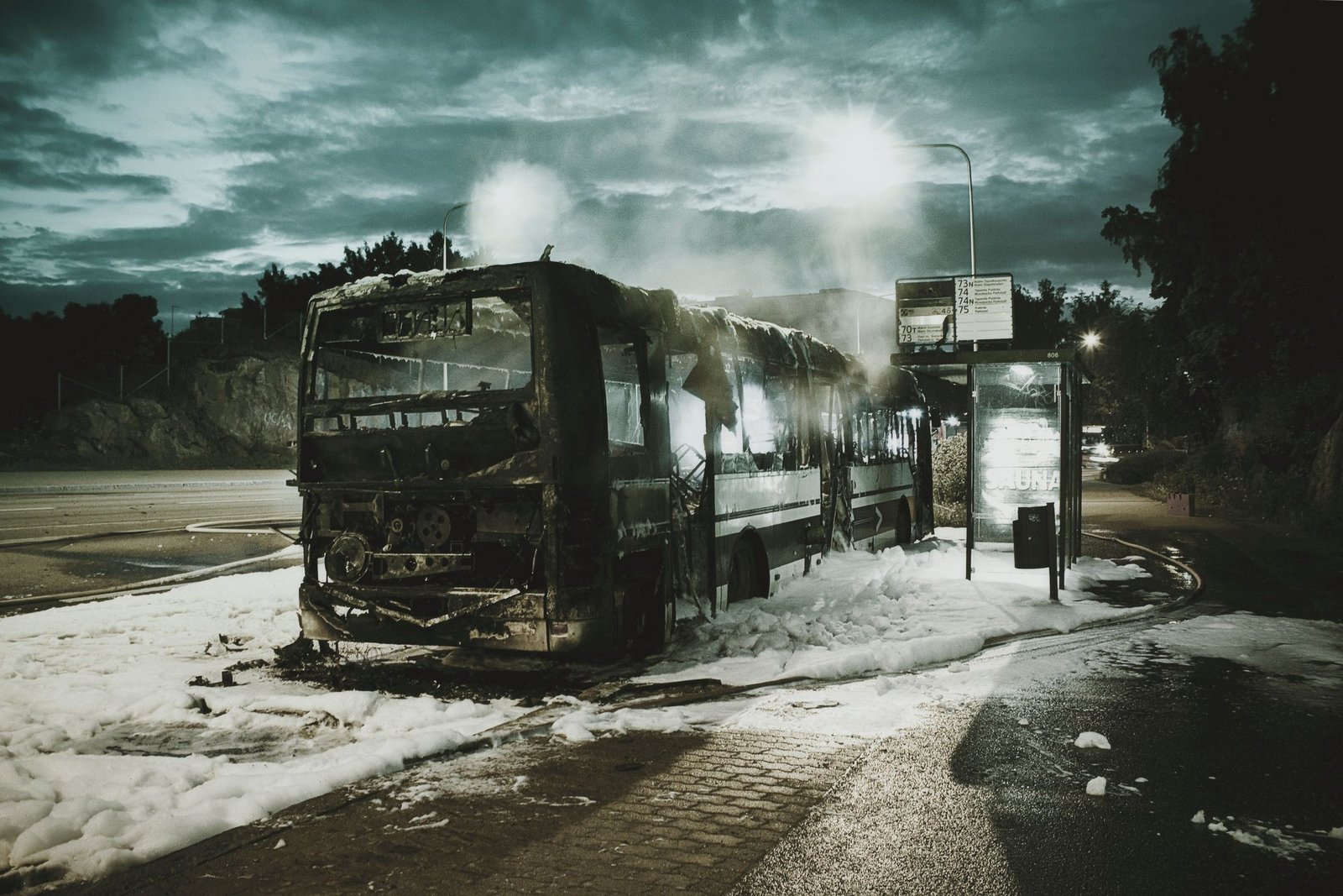 tragic bus fire claims lives of bjp leaders wife and son in noida
