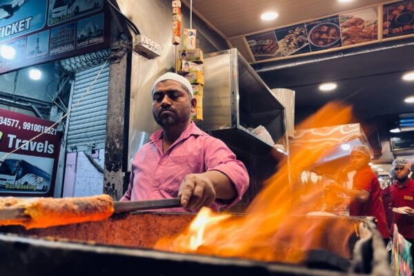 dramatic escape from delhi restaurant fire multiple jump to safety