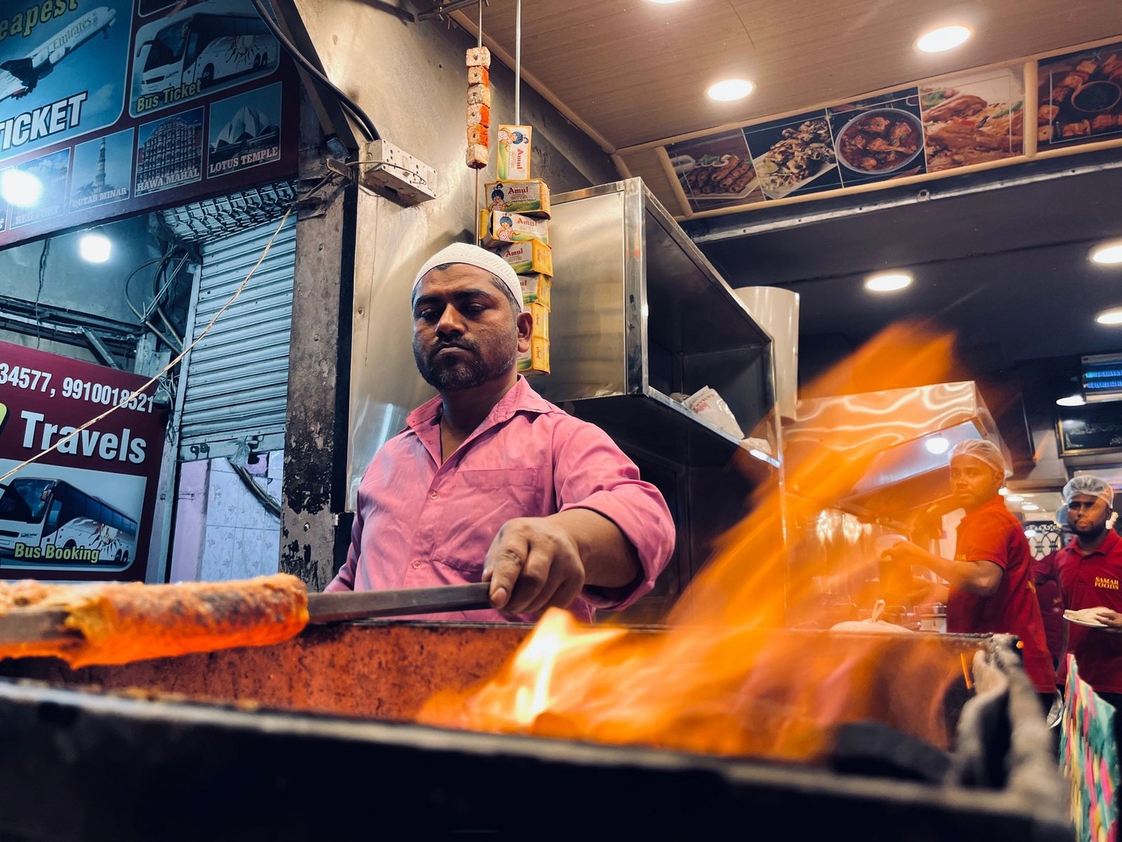 dramatic escape from delhi restaurant fire multiple jump to safety