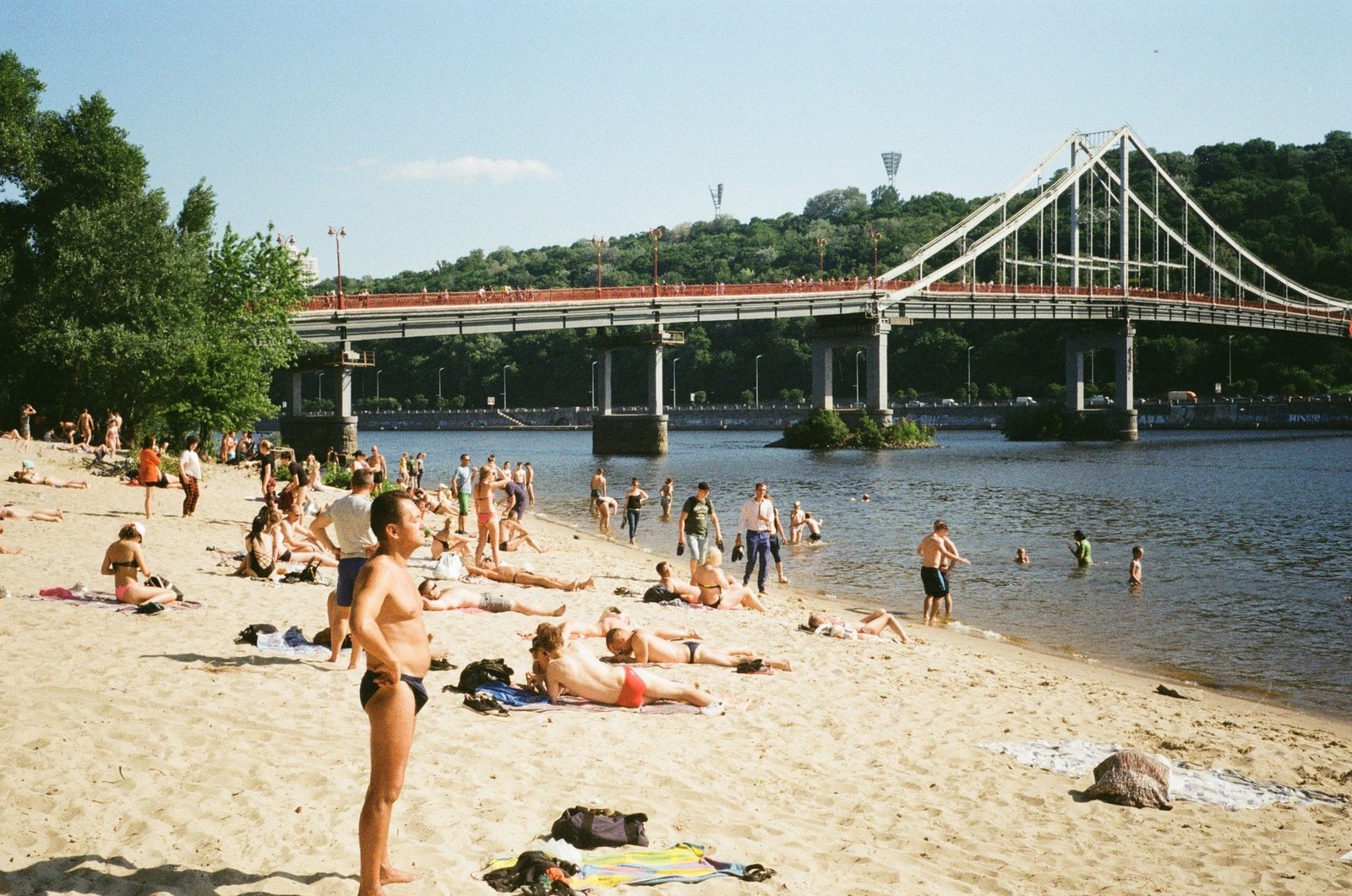 kyivs northern bridge hit by russian missile attack reports mayor