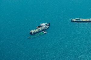 sunken cargo ship sparks frenzy among iranian fishermen for iphones and perfume